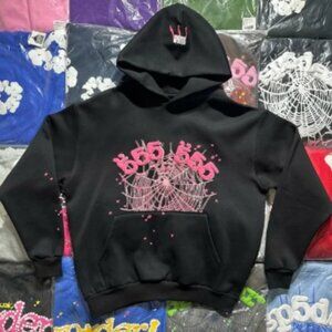 Sp5der Angel Number Hoodie ‘Black’